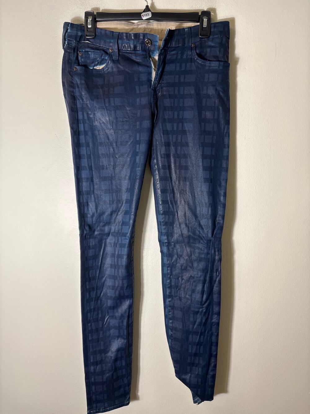7 For All Mankind The Skinny Jeans Sz 30